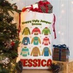 Personalised Ugly Jumper Funny Christmas Present Sack