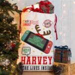 Personalised Gamer Switch Christmas Present Sack