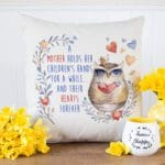 Personalised Owl Mum Cushion Cover Mothers Day Love Gift