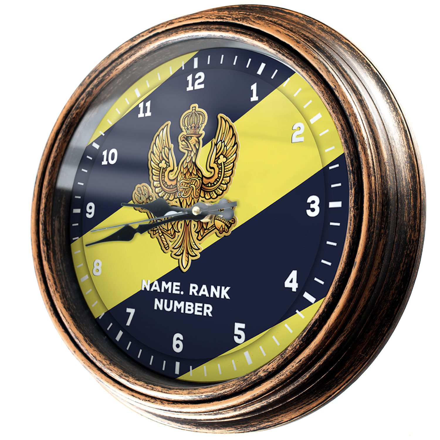 Personalised Kings Hussars 14th 20th Military Wall Clock AC73 - Image 3