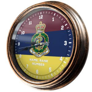 Personalised Royal Army Medical Corps Military Wall Clock AC09