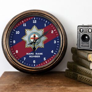 Personalised Coldstream Guards Military Wall Clock AC17