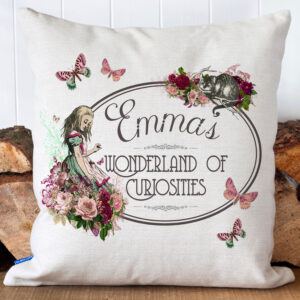 Alice in Wonderland Curiosities Cushion Cover KAC21