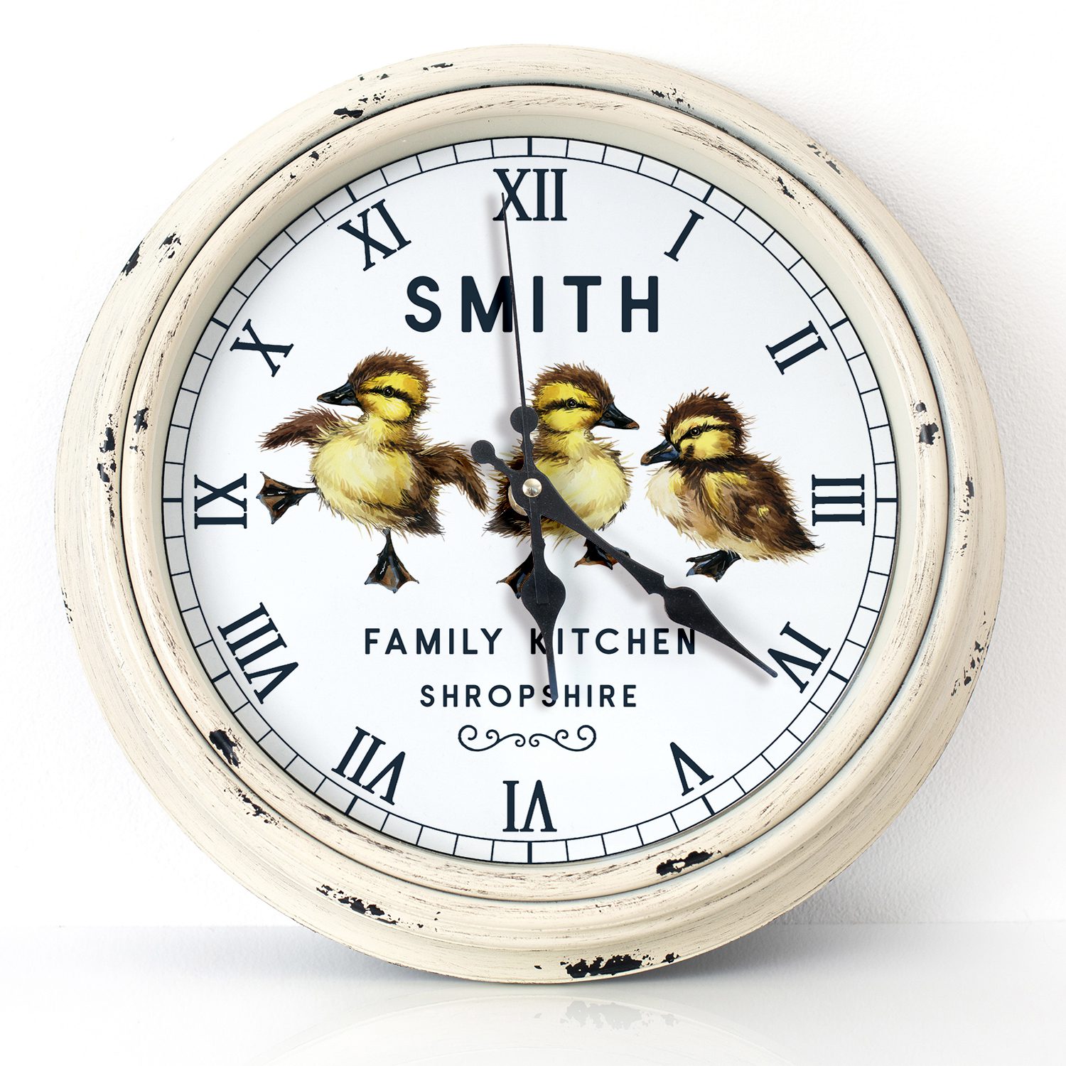 Personalised Duckling Kitchen Wall Clock KRC06 - Image 6