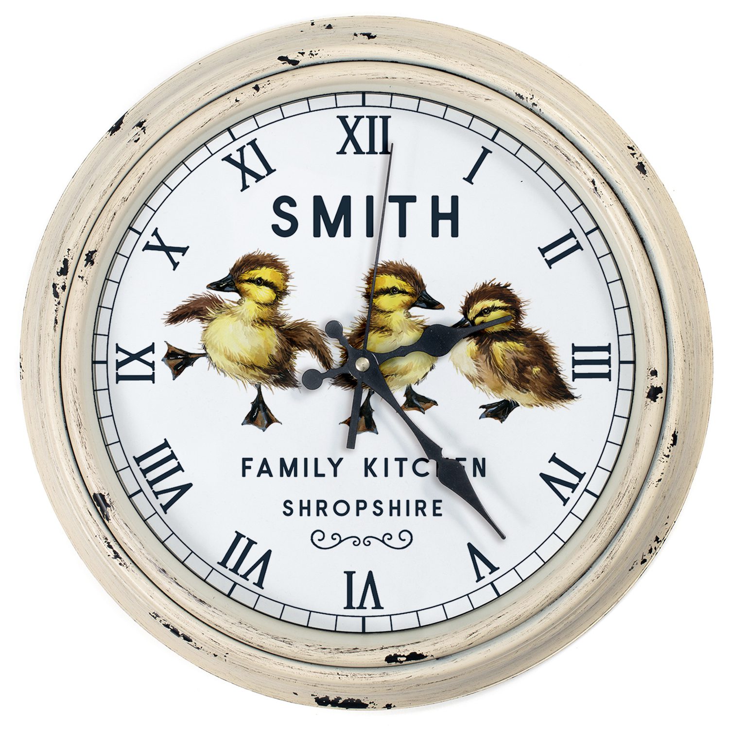 Personalised Duckling Kitchen Wall Clock KRC06 - Image 8
