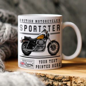 Personalised Harley Davison Sportster Motorcycle Mug VBM15
