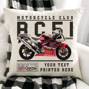 Personalised Honda RC51 Motorcycle Cushion Cover VBC19