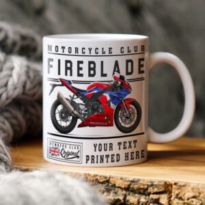 Personalised Honda Fireblade Motorcycle Mug VBM17