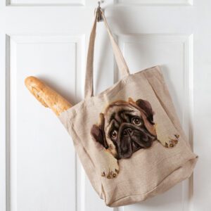 Pug Dog Tote Bag KDT28