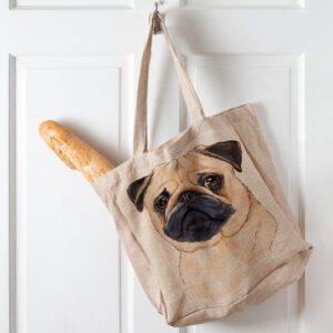 Pug Dog Tote Bag KDT52
