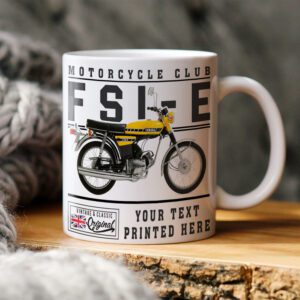 Personalised Yamaha FSI-E Motorcycle Mug VBM41