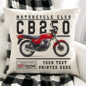 Personalised Honda CB250 Motorcycle Cushion Cover VBC62