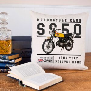Personalised Honda SS50 Motorcycle Cushion Cover VBC50