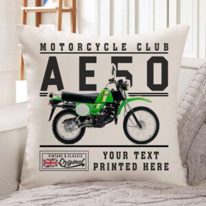 Personalised Kawasaki AE Motorcycle Cushion Cover VBC48
