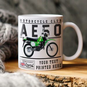 Personalised Kawasaki AE 50 Motorcycle Mug VBM48