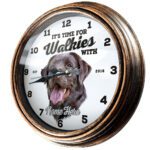 Personalised Labrador Dog Wall Clock Pet Puppy Home Decor Family Gift