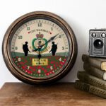 Personalised Corps of Royal Military Police Wall Clock Veteran Home Decor Army Gift