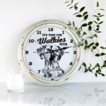 Personalised Dalmatian Dog Wall Clock Pet Puppy Home Decor Family Gift