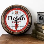 Personalised Irish Wall Clock Kildare County Ireland Home Decor Gift
