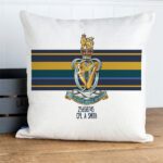 Personalised Queens Royal Hussars Military Cushion Cover
