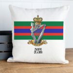 Personalised Royal Irish Rangers Military Cushion Cover