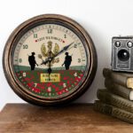 Personalised Kings Royal Hussars Military Wall Clock Veteran Home Decor Army Gift