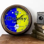 Personalised Irish Wall Clock Wicklow County Ireland Home Decor Gift
