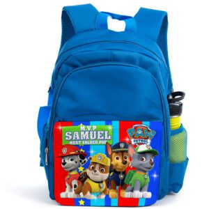 Personalised Paw Patrol Kids Blue Backpack KS121