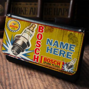 Personalised Bosch Spark Plug Tobacco Pouch OCP02