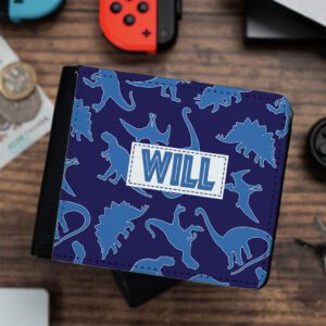 Personalised Dinosaur Kids Wallet KK27