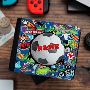 Personalised Football Smash Kids Wallet KS187