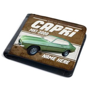 Personalised Ford Capri MK1 3000 Classic Car Wallet CL07