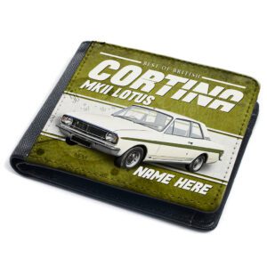 Personalised Ford Cortina MK2 Lotus Classic Car Wallet CL11