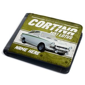 Personalised Ford Cortina MK1 Lotus Classic Car Wallet CL09