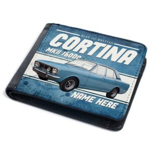 Personalised Ford Cortina MK2 1600e Classic Car Wallet CL10