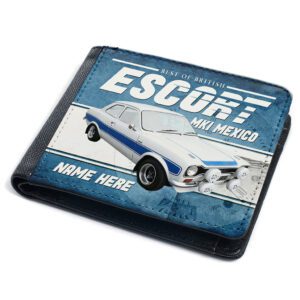Personalised Ford Escort MK1 Mexico Classic Car Wallet CL14