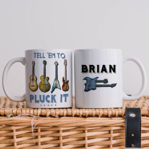 Personalised Guitar Music Funny Hobby Mug