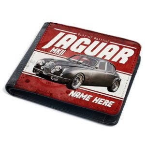 Personalised Jaguar MK2 Classic Car Wallet CL22