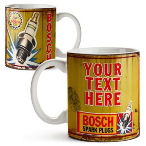 Personalised Bosch Spark Plug Mug OCM02