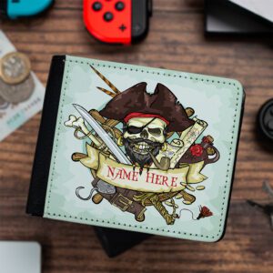Personalised Pirate Kids Wallet SH188