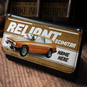Personalised Reliant Scimitar GTE Classic Car Tobacco Pouch CLP44