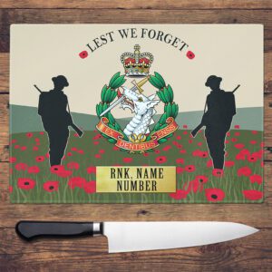 Personalised Royal Army Dental Corps Military Chopping Board VPCH24