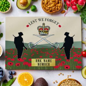 Personalised Royal Army Physical Training Corps Military Chopping Board VPCH27