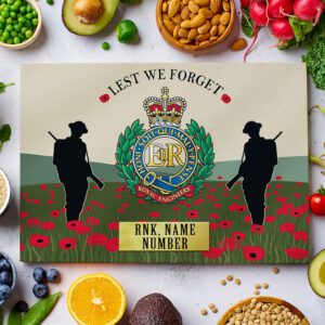Personalised Royal Engineers Military Chopping Board VPCH33