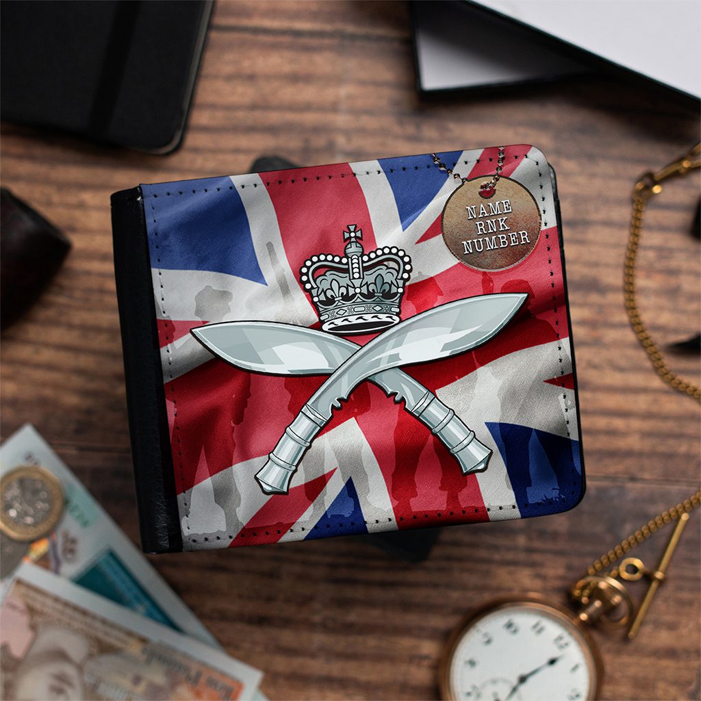 Personalised Royal Gurkha Rifles Military Wallet MUW55