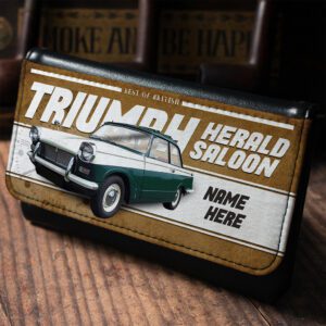 Personalised Triumph TR6 Classic Car Tobacco Pouch CLP55