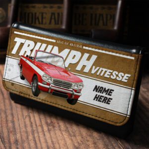 Personalised Triumph Vitesse Classic Car Tobacco Pouch CLP56