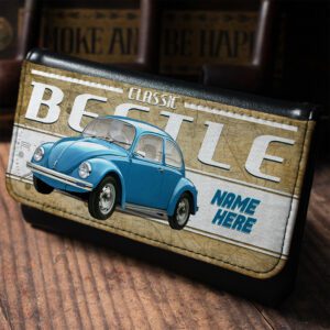 Personalised Volkswagen Beetle Classic Car Tobacco Pouch CLP58