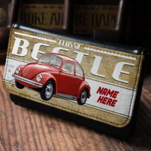 Personalised Volkswagen Beetle Classic Car Tobacco Pouch CLP59
