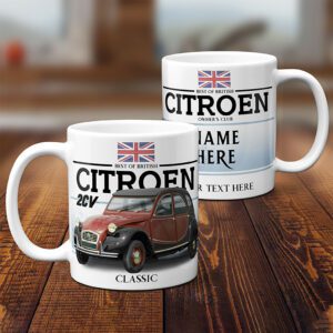 Personalised Citroen 2CV Classic Car Mug CM04